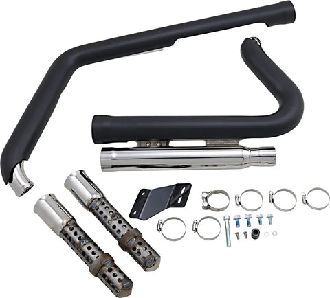 Cobra Speedster 909 Short 2-into-2 Exhaust System Black (6711B)