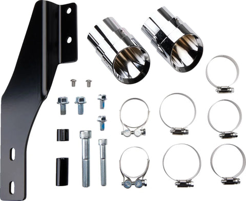 Cobra Speedster Slash Down Exhaust Chrome with PowerPort (6850)