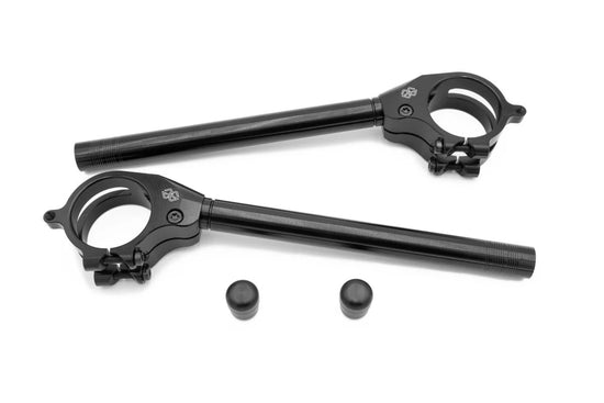 Gilles Tooling GP-LIGHT 4 Motorcycle Clip-On Handlebars Black