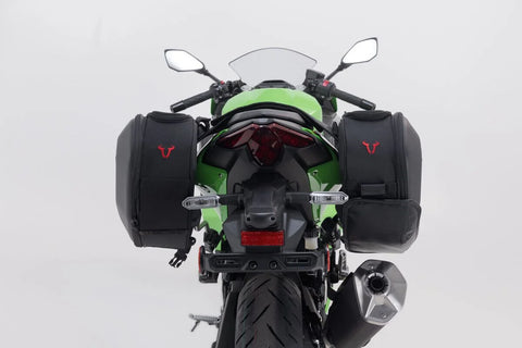 SW-Motech PRO Blaze H Saddlebag Set with Edge Protection & Heat Guard — Kawasaki