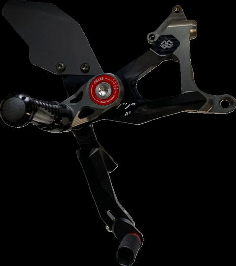 Gilles Tooling MUE2 Adjustable Rearset Black (MUE2-D02-B)