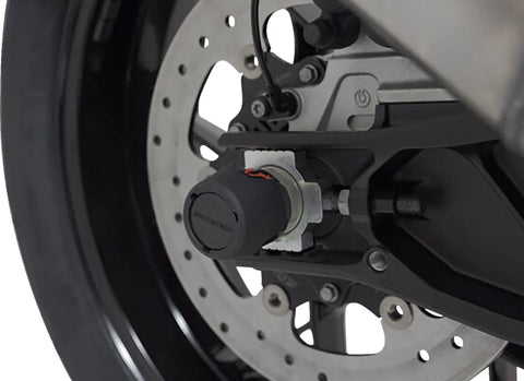SW-Motech Rear Axle Slider Set Black KTM 1050/1090/1190 ADV, 1290 SADV