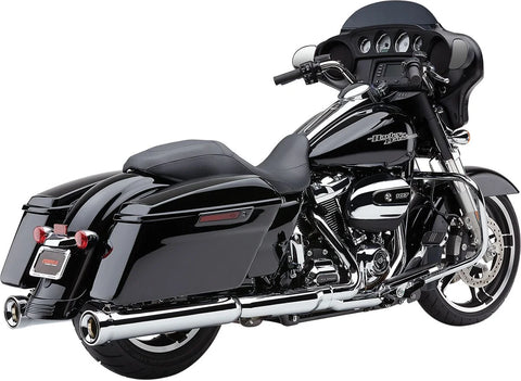 Cobra 4-1/2" Round Slip-on Neighbor Hater Mufflers Chrome