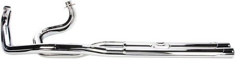 Cobra Hot Rod Speedster Long 2-into-2 Straight-Cut Exhaust System Triple-Chrome (1926T)