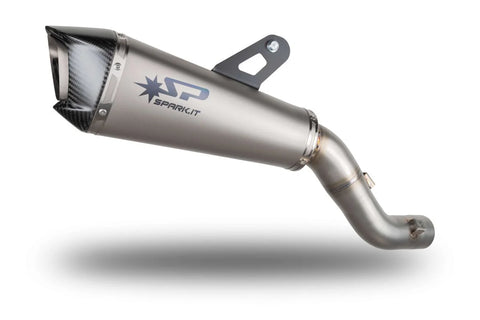 Spark Konix EVO Silencer Titanium with Carbon End Cap and Connecting Pipe