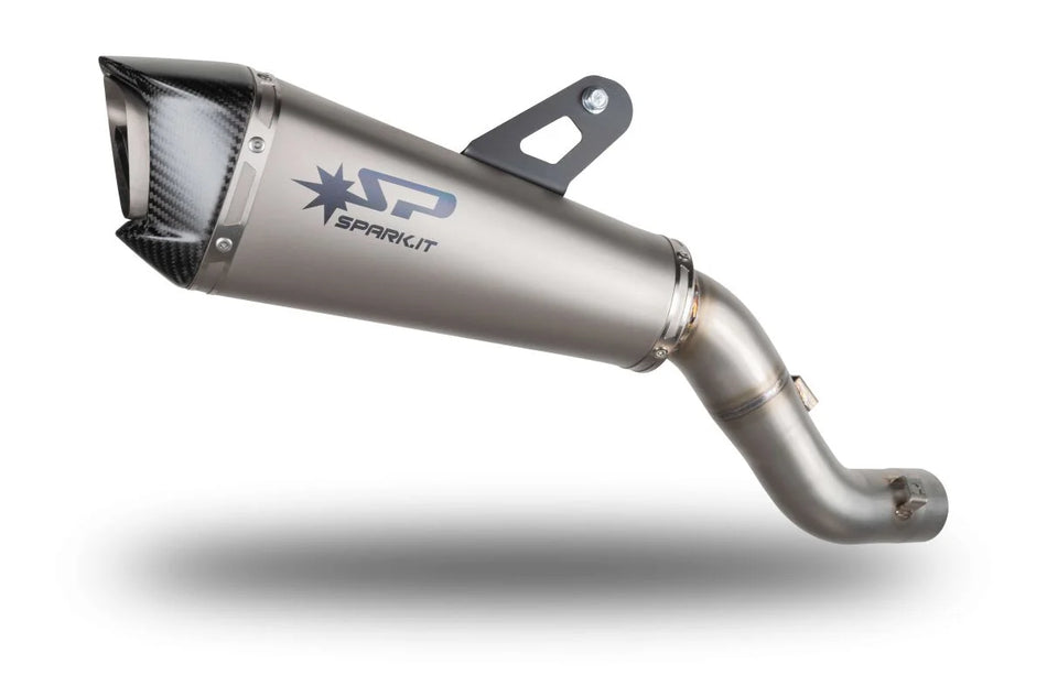 Spark Konix EVO Silencer Titanium with Carbon End Cap and Connecting Pipe