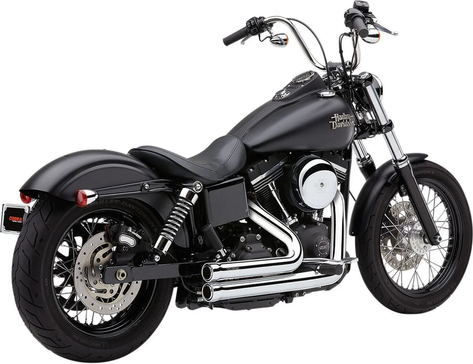Cobra Speedster 909 Short 2-into-2 Exhaust System Chrome (6709)