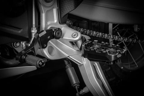 Gilles Tooling Tech-X Enduro Rider Footpegs Black (RGK-121-UF35-SET-B)