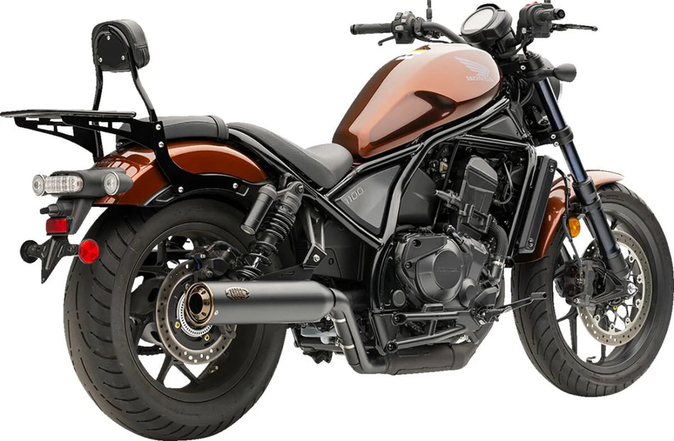 Cobra Slip-on Muffler Black with Bronze Tip (1140BZ)