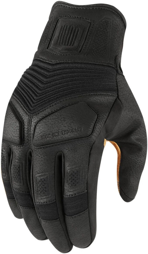 ICON Nightbreed Short Gloves Black