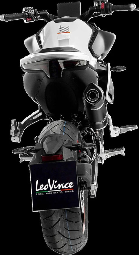 LeoVince Muffler LV 1 Black CF Moto 800 NK Sport