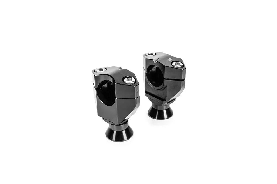 Gilles Tooling 2DGT Adjustable Handlebar Risers Black (2DGT-11-27-B)