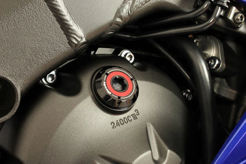 Gilles Tooling Motorcycle Oil Filler Cap M24x2 Black