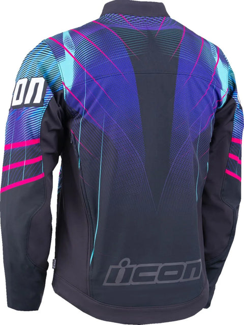 ICON Merc3 Lazer Cobra Men's Motorcycle Jacket Black