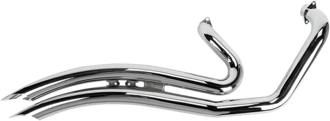 Cobra Swept Exhaust Chrome with O2 Sensor Bungs