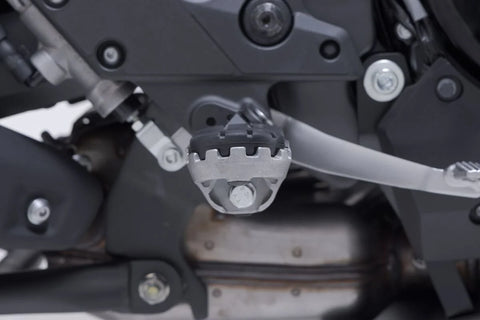 SW-Motech Ion Footrest Kit Black — Kawasaki Versys
