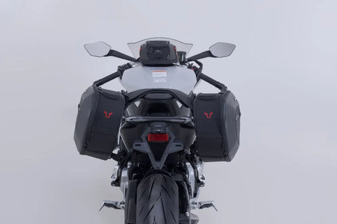 SW-Motech PRO Blaze H Saddlebag Set with Heat Guard — CFMoto SR-R 675