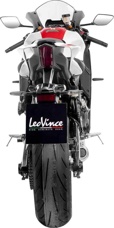 LeoVince Exhaust LV-10 Carbon Yamaha R7 MT-07 XSR