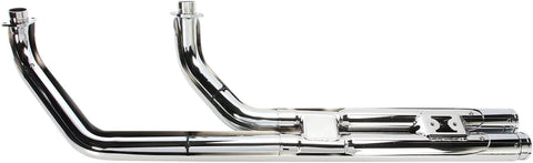 Cobra Hot Rod Speedster Short 2-into-2 Straight-Cut Exhaust System Triple-Chrome with PowerPort