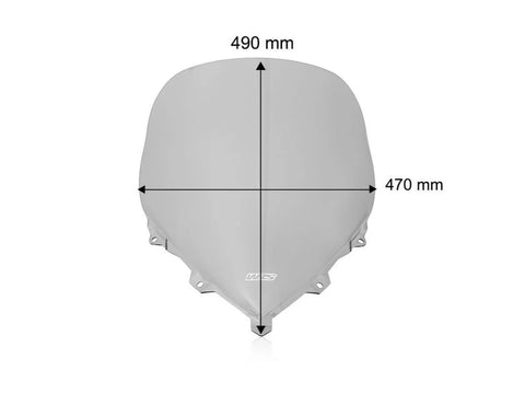 WRS Touring Windscreen Smoked (BM116F)