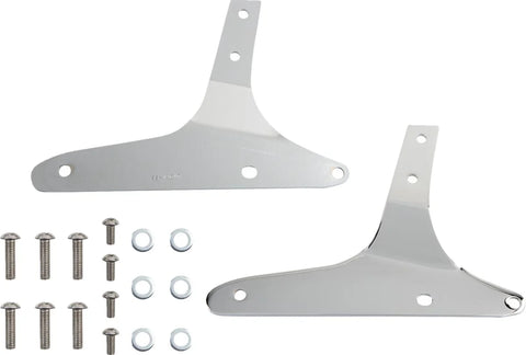 Cobra Short Square Sissy Bar Chrome with Pad (602-1204)
