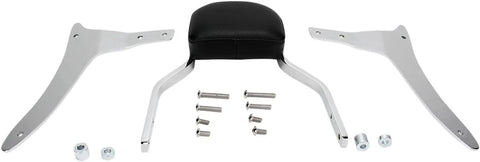 Cobra Mini Square Sissy Bar Chrome with Pad (02-4968)