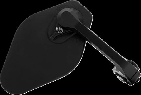 Gilles Tooling STRATOS Motorcycle Bar End Mirror Matt Black (M03-02-BD)