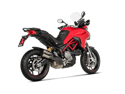 Akrapovic Slip-on Line Dual Muffler Titanium Ducati Multistrada