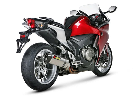 Akrapovic Slip-on Line Muffler Titanium Carbon End Cap Honda VFR F / VFR Fd