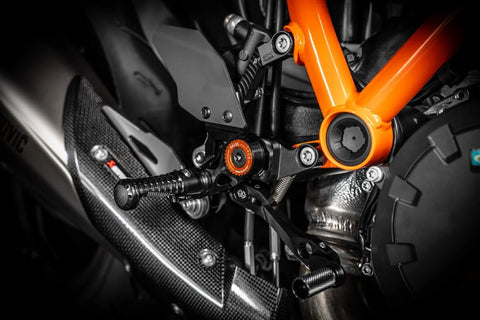 Gilles Tooling MUE2 Adjustable Rearset Black (MUE2-KT01-B)