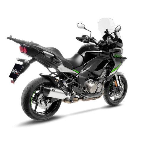 LeoVince LV-14R Stainless Steel Slip-on Muffler Ece Kawasaki Versys