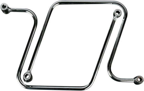Cobra Saddlebag Support Brackets Chrome (02-6241)