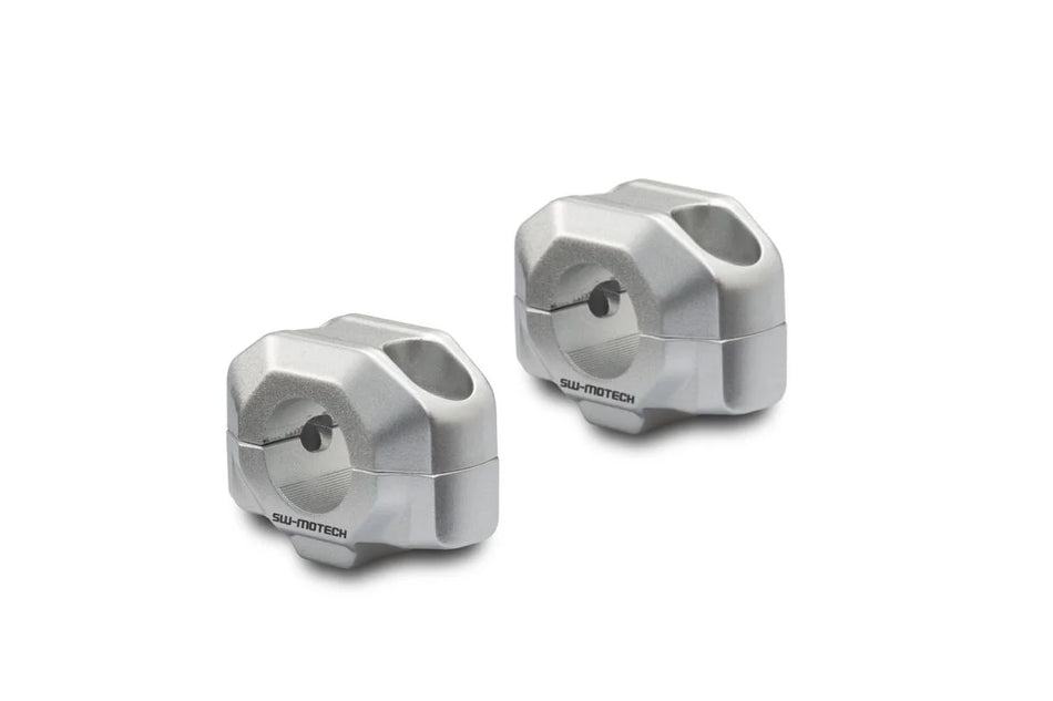 SW-Motech Bar Riser for 22MM Silver — Universal