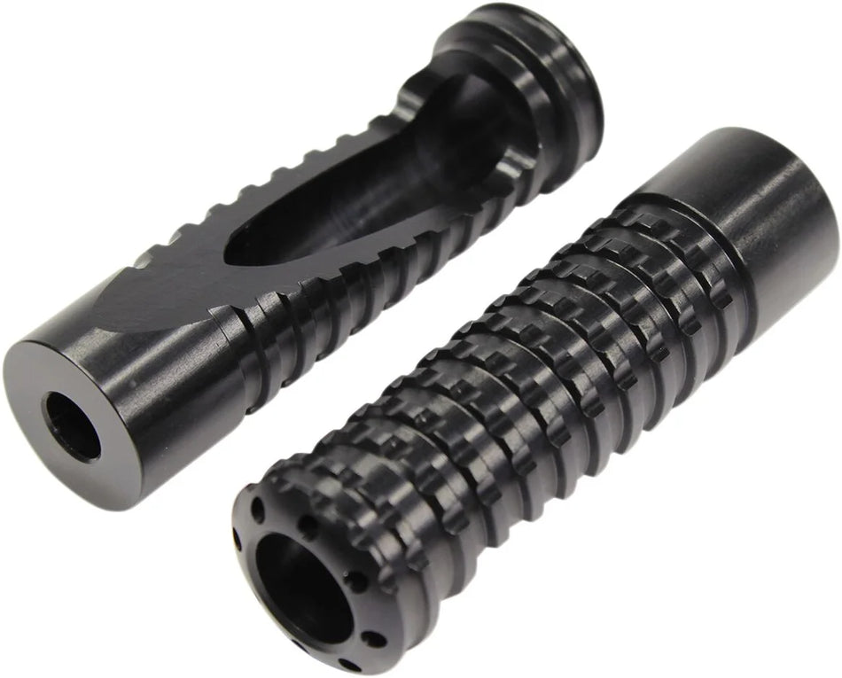 Gilles Tooling Racing Footpegs Black