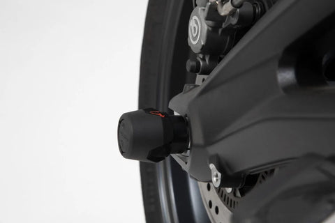SW-Motech Rear Axle Slider Set Black BMW G310R /G310GS, Honda X-ADV