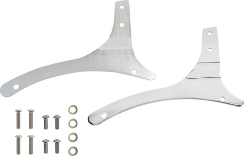 Cobra Short Round Sissy Bar Chrome with Pad (02-8750)
