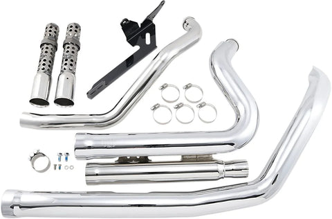 Cobra Speedster 909 Short 2-into-2 Exhaust System Chrome (6704)
