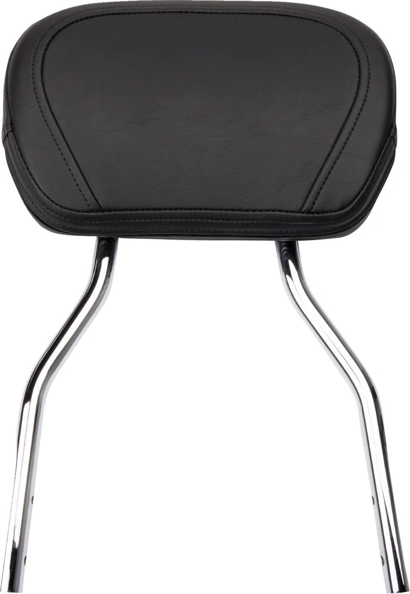 Cobra Tall Round Sissy Bar Chrome with Pad (02-7770)