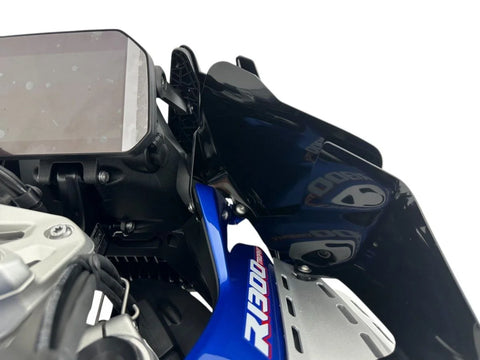 WRS Large Side Wind Deflectors Matt Black