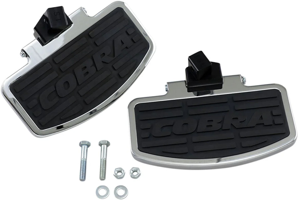 Cobra Classic Rear Floorboard Kit Chrome (06-3650)