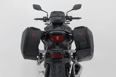 SW-Motech PRO Blaze H Saddlebag Set with Edge Protection & Heat Guard — Honda Hornet