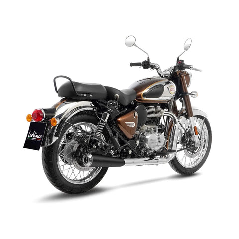 LeoVince LV Classic Racer Black Edition Slip-on Muffler Royal Enfield Classic / Meteor
