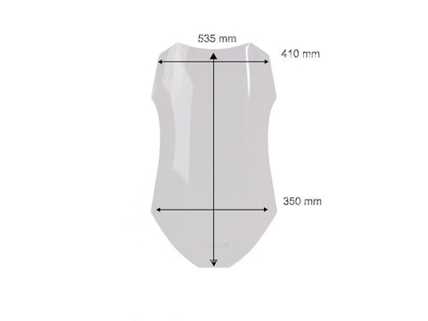 WRS Touring Windscreen Smoked (YA048F)