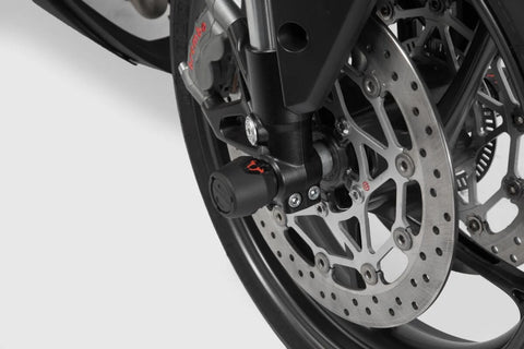 SW-Motech Front Axle Slider Set Black Kawasaki Z900