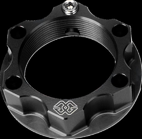 Gilles Tooling ACMA Aluminium Motorcycle Top Yoke Nut M28x1.0 Kit Black