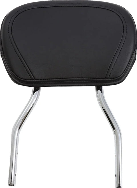 Cobra Tall Round Sissy Bar Chrome with Pad (02-7650)