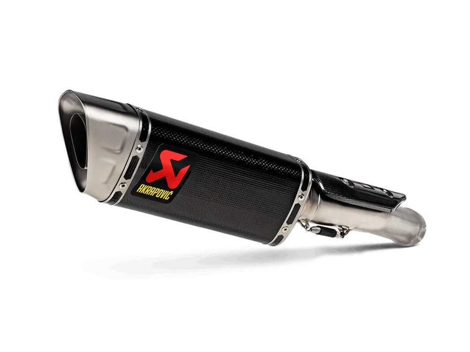 Akrapovic Slip-on Line Muffler Carbon Titanium End Cap