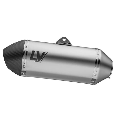 LeoVince LV-14 Titanium Slip-on Muffler Ece Moto Guzzi Pff Rider Assistance Solution / Stelvio