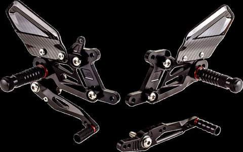 Gilles Tooling FXR Adjustable Rearset Black (FXR-BM04-B)
