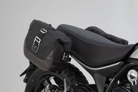 SW-Motech Legend Gear LC1 & LC 2 Side Bag System Brown Edition — Ducati